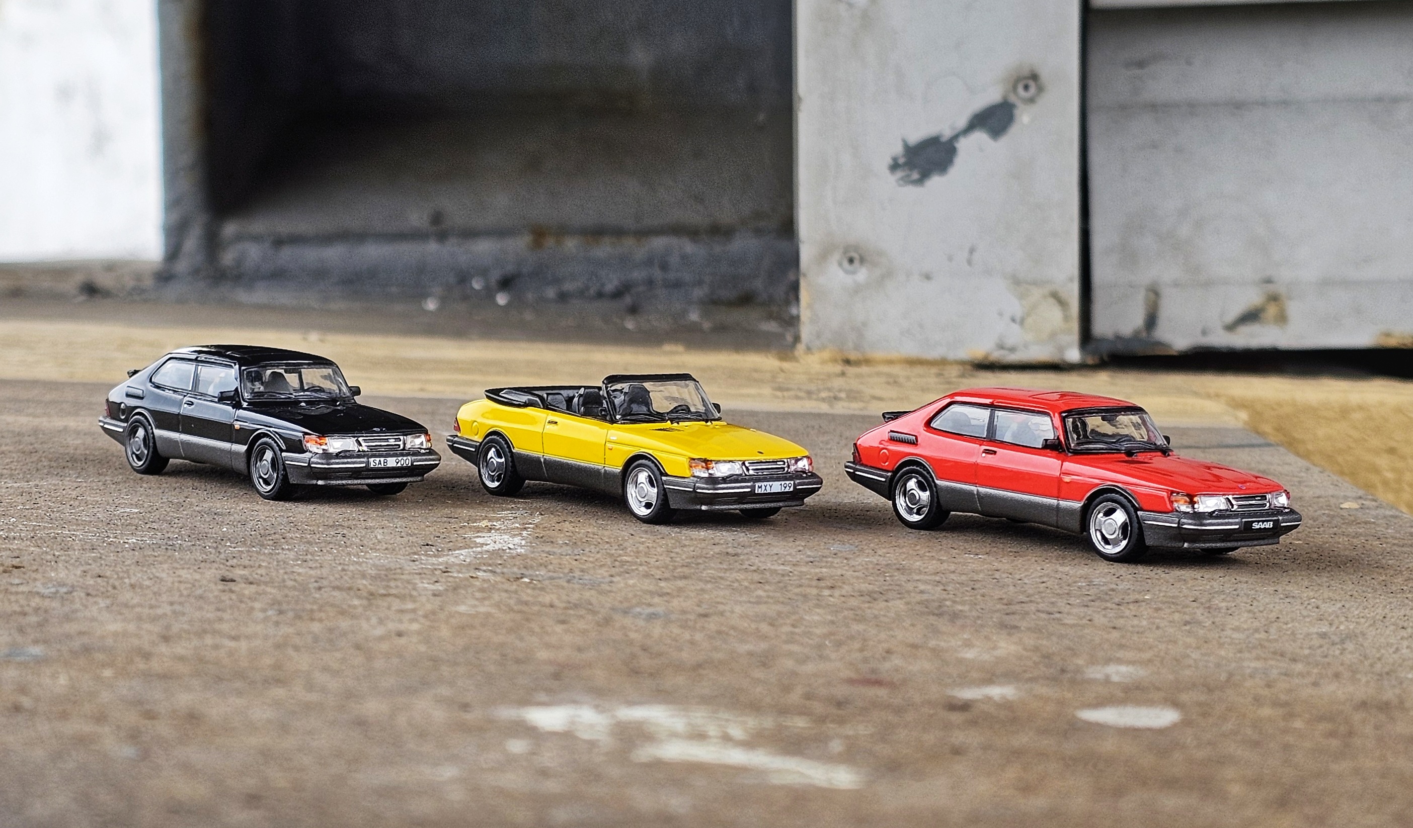 Voiture Miniature Tarmac Works Saab 900 Turbo Silver - Échelle 1:64, Environ 6 Cm, Neuve